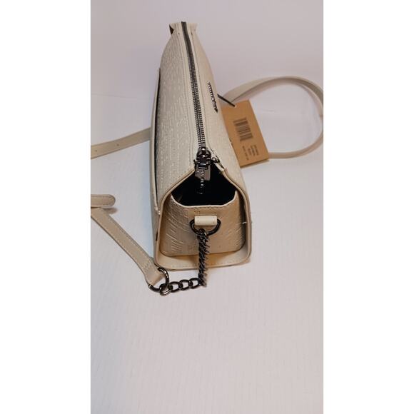 Steve Madden Women’s Handbag Oatmeal Blexie Crossbody Logo Purse NWT MSRP $58 - Picture 4 of 13